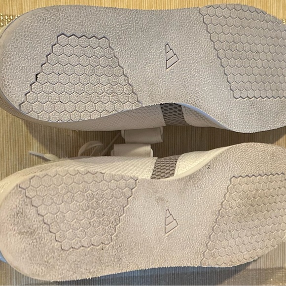 Adidas Powerlift Weightlifting Shoes White/Black- Size 10.5 - Picture 7 of 9